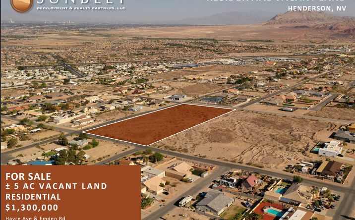 Pictures of Land property located at Harve Ave and Emden Street Henderson, Henderson, NV 89015 for sales - image #1