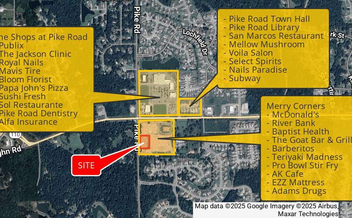 Pictures of Land property located at 1593 Pike Road, Pike Road, AL 36064 for sales - image #1