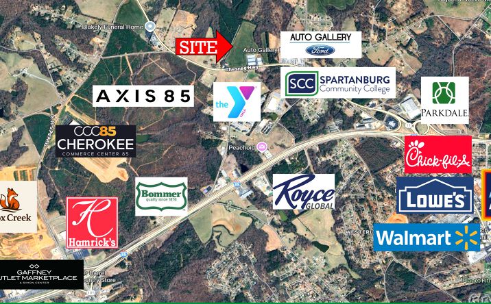 Pictures of Land property located at 0 Chesnee Highway, Gaffney, SC 29341 for sales - image #1
