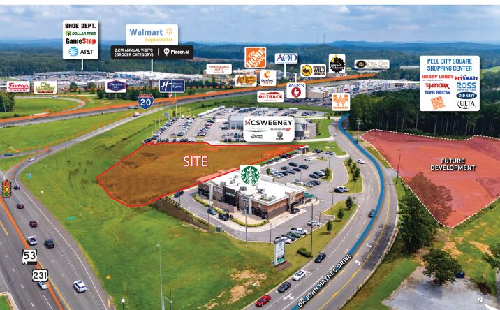 Pictures of Land property located at 2605 Dr John Haynes Dr, Pell City, AL 35125 for sales - image #1