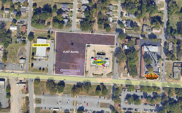 Pictures of Land property located at 3100 W Roosevelt Rd, Little Rock, AR 72204 for sales - image #1