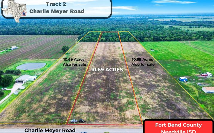 Pictures of Land property located at 00 Charlie Meyer Rd, Damon, TX 77430 for sales - image #1