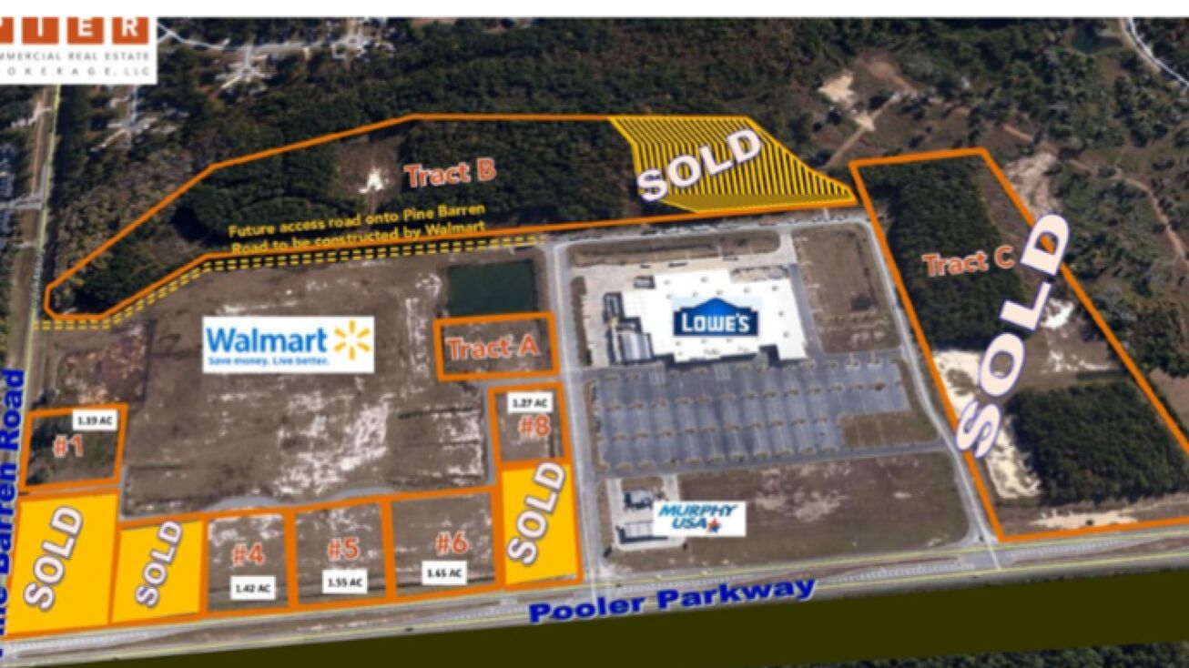 6 Pooler Parkway, Pooler, GA 31322 Land for Sale OutLot 4 Prime