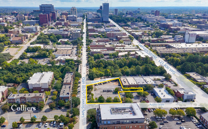 Pictures of Hospitality, Land, Multifamily property located at 602 Lady Street, Columbia, SC 29203 for sales - image #1