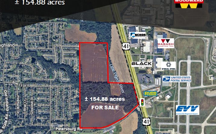 Pictures of Land property located at 6700 Petersburg Rd, Evansville, IN 47711 for sales - image #1