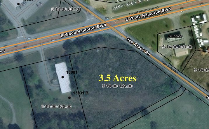 Pictures of Land property located at 13001 E Wade Hampton Blvd, Greer, SC 29651 for sales - image #1