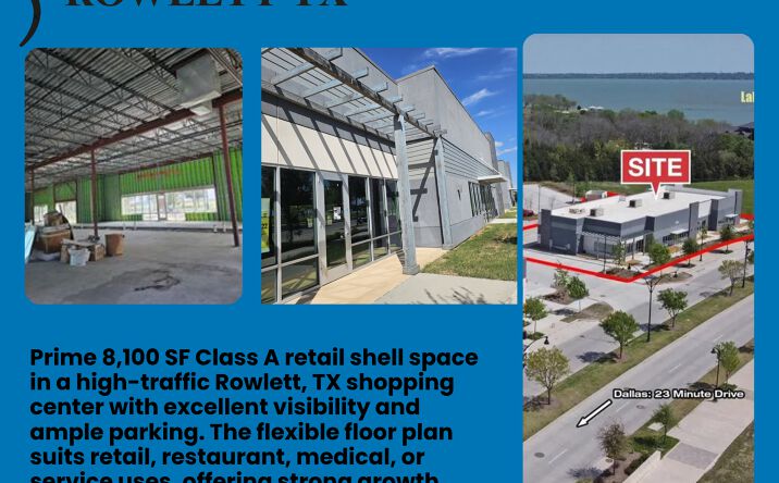 Pictures of Office, Retail, Special Purpose property located at 8617 Sunset Blvd, Rowlett, TX 75088 for sales - image #1