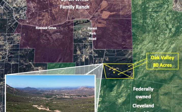 Pictures of Land property located at 2413-2425 Oak Valley Trail, Jamul, CA 91935 for sales - image #1