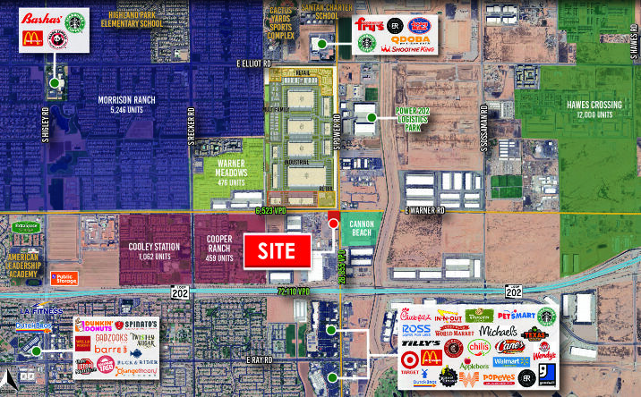 Pictures of Land property located at SWC Power Road & Warner Road, Mesa, AZ 85212 for sales - image #1