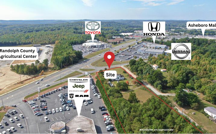 Pictures of Retail, Multifamily, Hospitality property located at 1823 E Salisbury Street, Asheboro, NC 27203 for sales - image #1