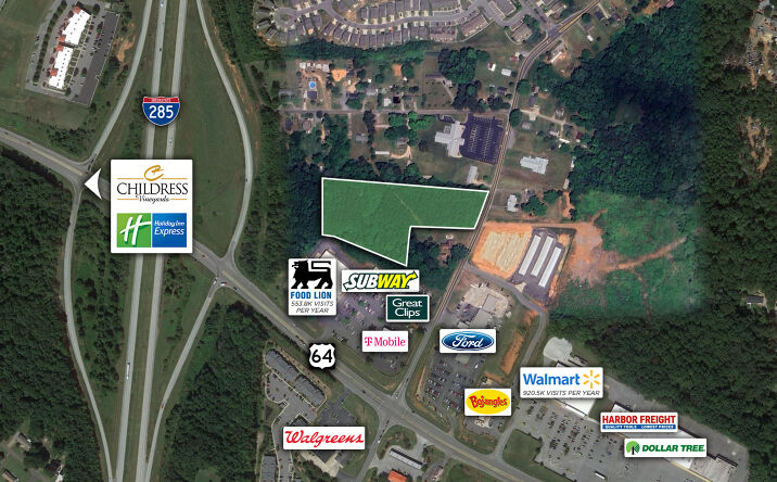 Pictures of Land property located at 114 Forest Hill Rd, Lexington, NC 27295 for sales - image #1