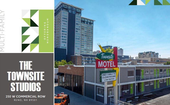 Pictures of Hospitality, Mixed Use, Multifamily property located at 250 W Commercial Row, Reno, NV 89501 for sales - image #1