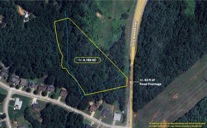 Pictures of Land property located at 4960 Old Winder Hwy, Braselton, GA 30517 for sales - image #1