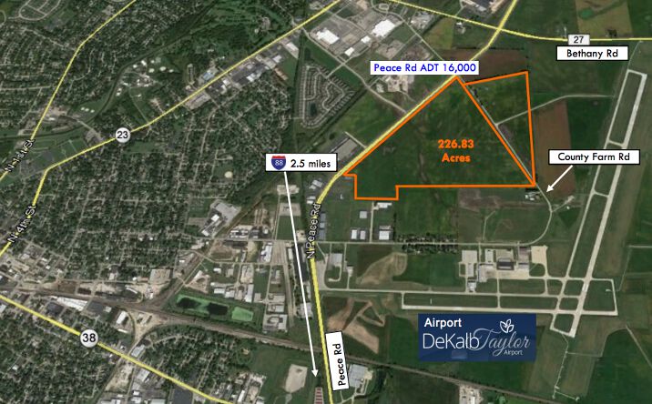 Pictures of Land property located at Peace Rd & Country Farm Rd, DeKalb, IL 60115 for sales - image #1