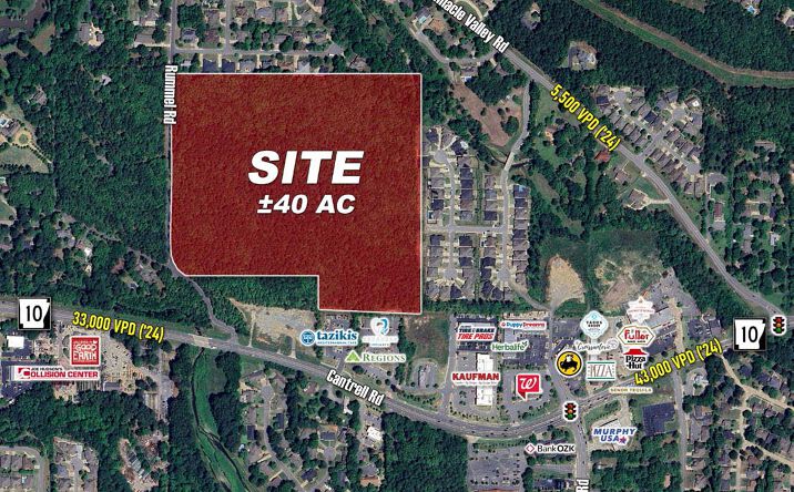 Pictures of Land property located at NEQ Cantrell Rd & Rummel Rd, Little Rock, AR 72223 for sales - image #1