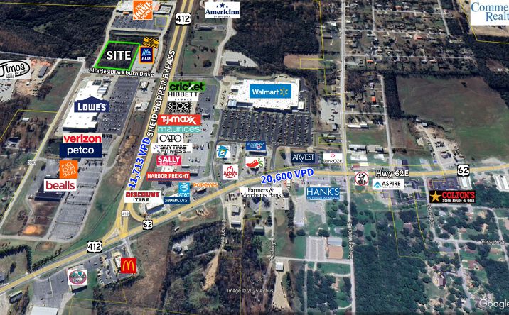 Pictures of Land property located at 55 Charles Blackburn Dr, Mountain Home, AR 72653 for sales - image #1