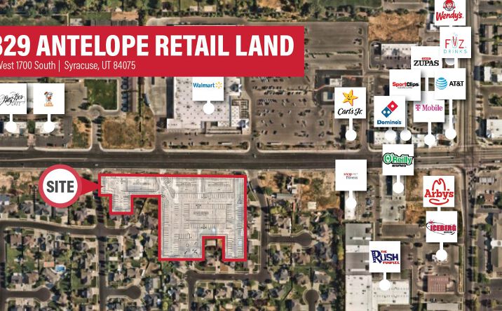 Pictures of Land, Retail property located at 2329 W 1700 S, Syracuse, UT 84075 for sales - image #1