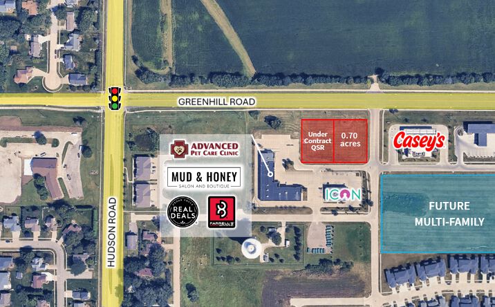 Pictures of Land property located at Greenhill Road & Algonquin Drive, Cedar Falls, IA 50613 for sales - image #1