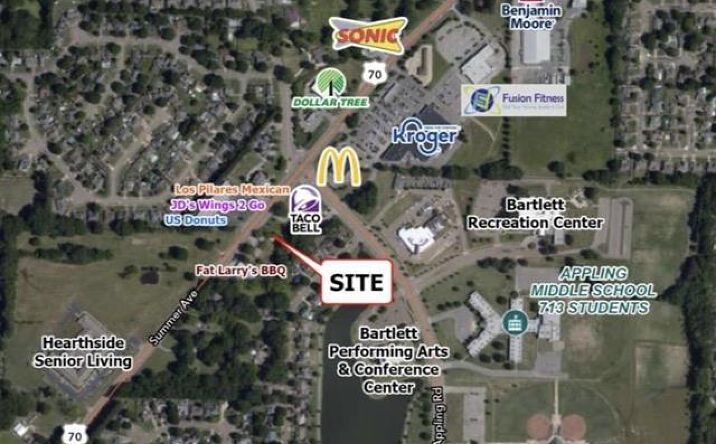 Pictures of Land property located at 7543 US-70, Memphis, TN 38133 for sales - image #1