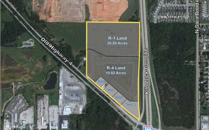 Pictures of Land property located at Old HWY 4 & Kilpatrick Turnpike (NW/c), Yukon, OK 73099 for sales - image #1