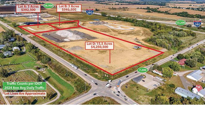 Pictures of Land property located at I - 380 120th St NW, Swisher, IA 52338 for sales - image #1