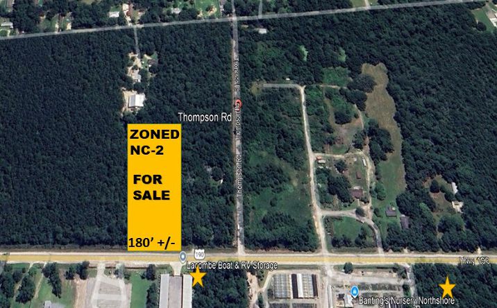Pictures of Land property located at Thompson Rd, Lacombe, LA 70445 for sales - image #1