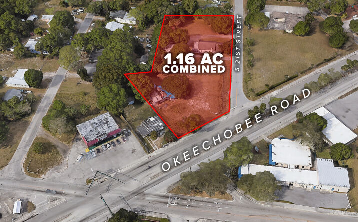 Pictures of Land, Mixed Use, Multifamily property located at 2108 Okeechobee Rd, Fort Pierce, FL 34950 for sales - image #1