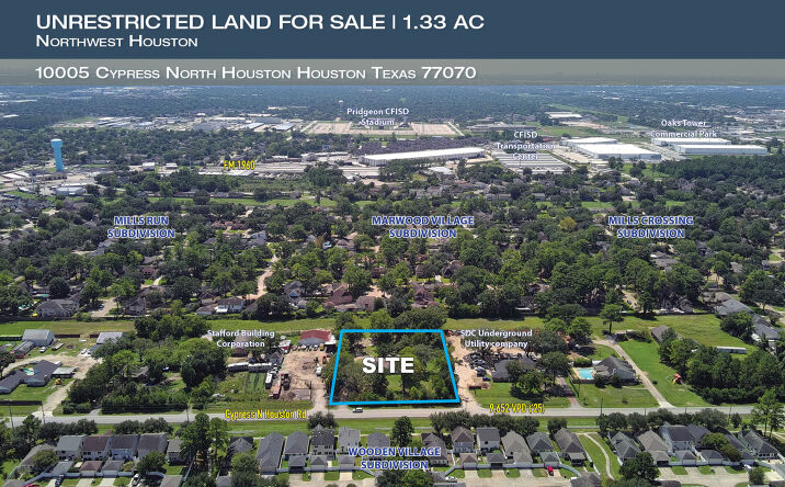 Pictures of Land property located at 10005 Cypress North Houston Rd, Houston, TX 77070 for sales - image #1