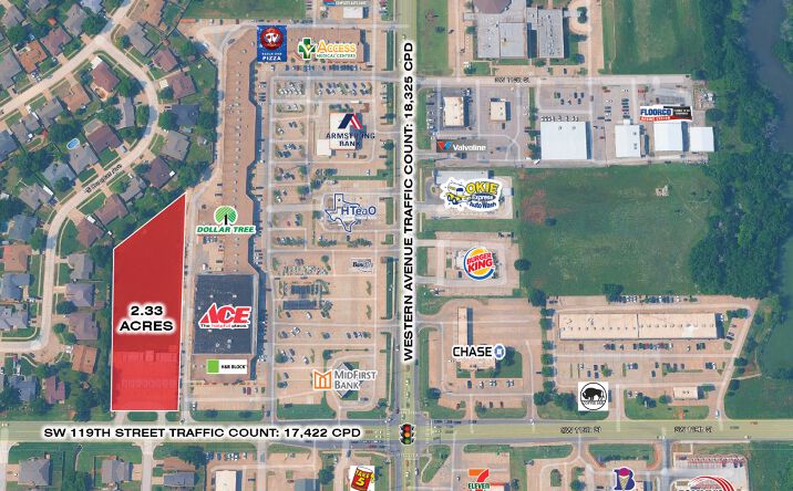Pictures of Land property located at 945 SW 119th St, Oklahoma City, OK 73170 for sales - image #1