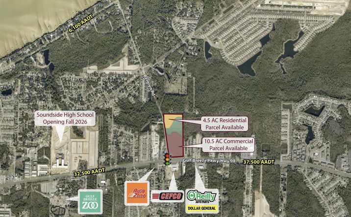 Pictures of Land property located at 6000 GULF BREEZE PKWY, Gulf Breeze, FL 32563 for sales - image #1