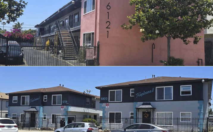 Pictures of Multifamily property located at 6121 Crenshaw Blvd, Los Angeles, CA 90043, 6736-6800 West Blvd, Los Angeles, CA 90043 for sales - image #1