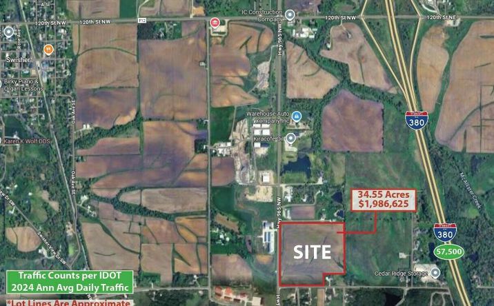 Pictures of Land property located at Hwy 965 & 140th St NW, Swisher, IA 52338 for sales - image #1