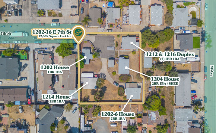 Pictures of Multifamily property located at 1202 E 7th St, National City, CA 91950 for sales - image #1