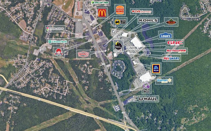 Pictures of Retail, Land property located at 327-367  Eddie Dowling Hwy, North Smithfield, RI 02896 for sales - image #1