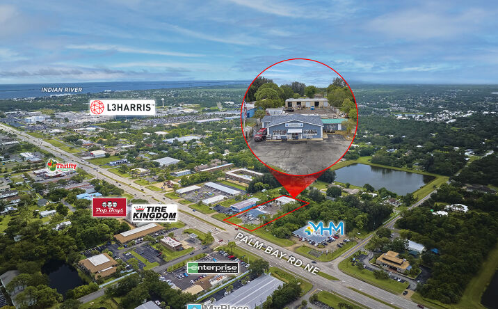 Pictures of Industrial, Office, Retail property located at 1950 Palm Bay Rd NE, Palm Bay, FL 32905 for sales - image #1