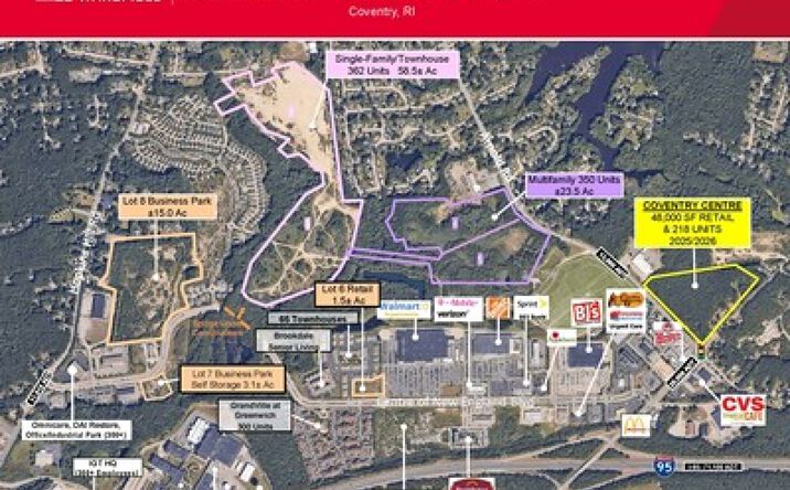 Pictures of Industrial, Land property located at Centre of New England Blvd, Coventry, RI 02816 for sales - image #1