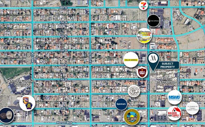 Pictures of Land property located at 11555 Palm Dr, Desert Hot Springs, CA 92240 for sales - image #1