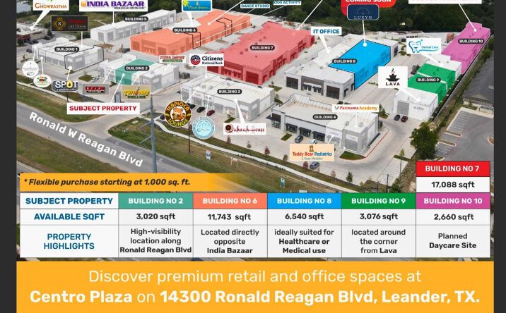 Pictures of Retail, Office property located at 14300 Ronald Reagan Blvd, Leander, TX 78641 for sales - image #1