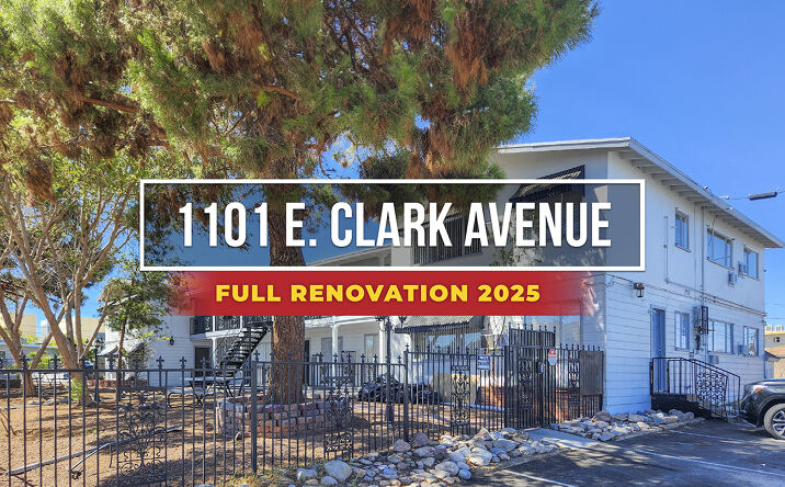 Pictures of Multifamily property located at 1101 E Clark Ave, Las Vegas, NV 89101 for sales - image #1