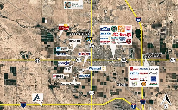 Pictures of Land property located at 1865 N Pinal Ave, Casa Grande, AZ 85122 for sales - image #1