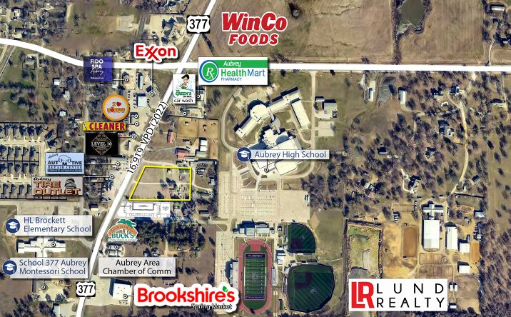 Pictures of Land, Mixed Use, Retail property located at 3 ACRES  US-377, Aubrey, TX 76227 for sales - image #1