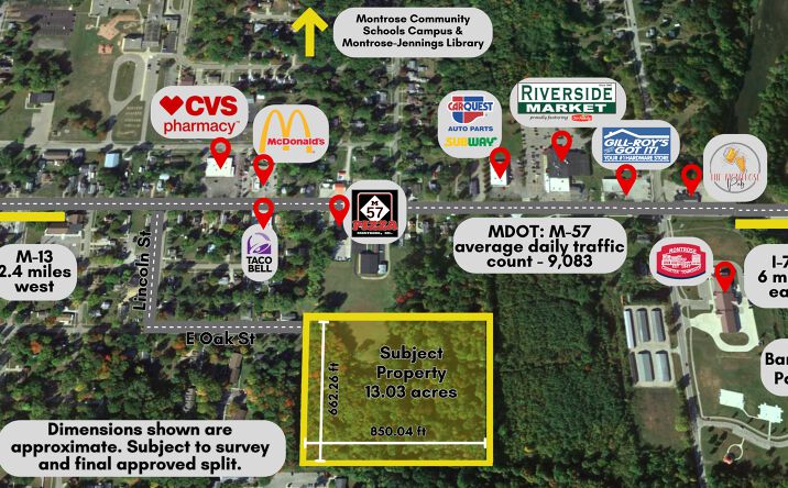 Pictures of Land property located at East Oak Street, Montrose, MI 48457 for sales - image #1
