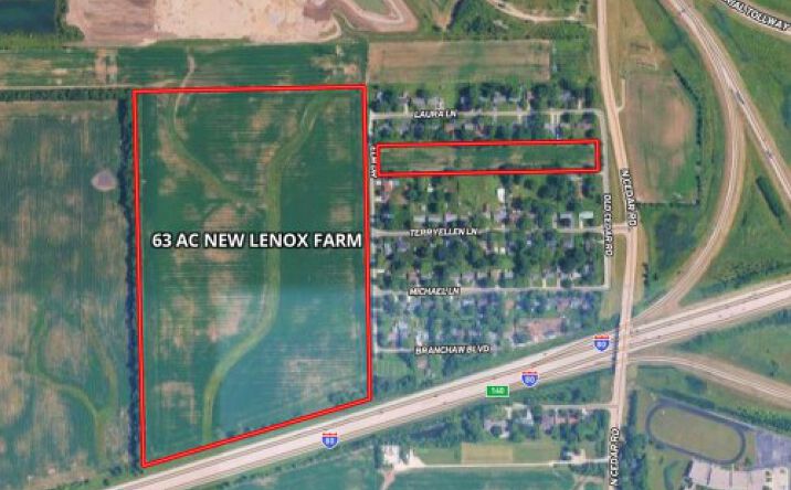 Pictures of Land property located at I-80 & N Cedar, New Lenox, IL 60451 for sales - image #1