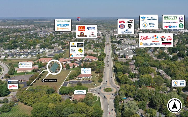 Pictures of Land property located at 4910 Legends Dr., Lawrence, KS 66049 for sales - image #1