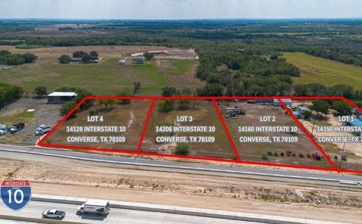 Pictures of Land property located at 14150 I-10, Converse, TX 78109, 14160 I-10, Converse, TX 78109, 14206 I-10, Converse, TX 78109, 14218 I-10, Converse, TX 78109 for sales - image #1