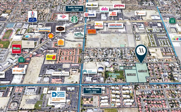 Pictures of Land property located at 46440 Dr Carreon Blvd., Indio, CA 92201 for sales - image #1