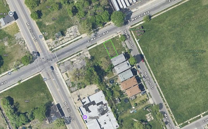 Pictures of Land property located at 6332 E Warren Avenue, Detroit, MI 48207 for sales - image #1