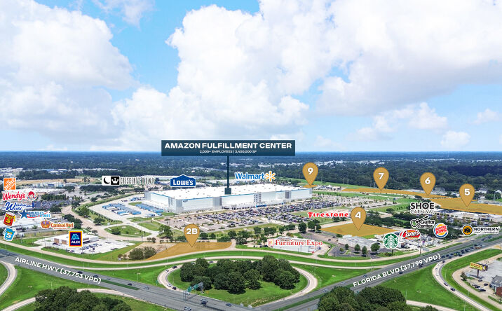 Pictures of Land, Retail property located at Cortana Pl, Baton Rouge, LA 70815 for sales - image #1