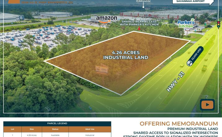 Pictures of Land property located at 6000 GA-21, Port Wentworth, GA 31407 for sales - image #1