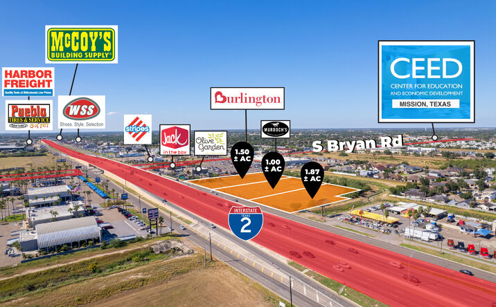 Pictures of Land property located at 1407 E Expressway 83, Mission, TX 78572 for sales - image #1